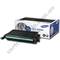 Genuine Samsung CLPK660B Black Toner Cartridge