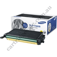 Genuine Samsung CLPY660B Yellow Toner Cartridge