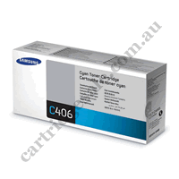 Genuine Samsung CLTC406S Cyan Toner Cartridge