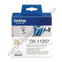 Genuine Brother DK11207 White Label Roll 58mm Diameter