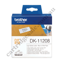 Genuine Brother DK11208 White Label Roll 38mm x 90mm