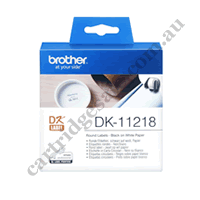 Genuine Brother DK11218 White Label Roll 24mm Diameter
