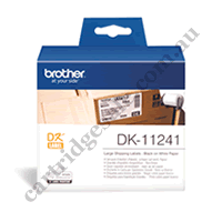 Genuine Brother DK11241 White Label Roll 102mm x 152mm