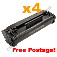 4 x Compatible Canon FX3 Black Toner Cartridge