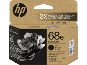 Genuine HP 68e Black Ink Cartridge 7FP22TA