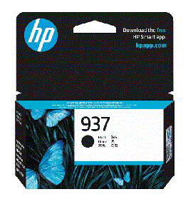 Genuine HP 937 Black (4S6W5NA) Ink Cartridge