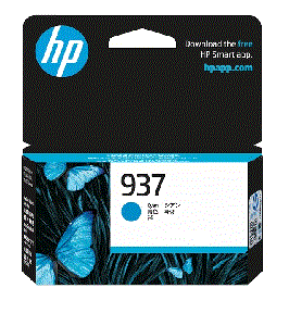Genuine HP 937 Cyan (4S6W2NA) Ink Cartridge