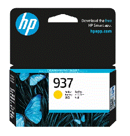 Genuine HP 937 Yellow (4S6W4NA) Ink Cartridge