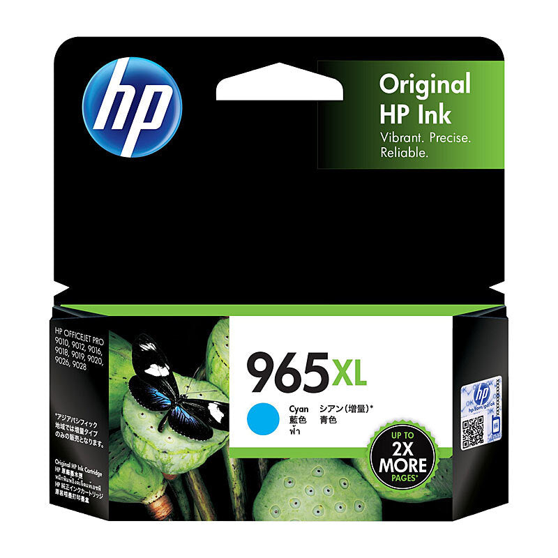 Genuine HP 965XL Cyan (3JA81AA) Ink Cartridge