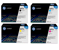 A Set Genuine HP C9730A - C9733A Toner Cartridges