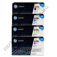 A Set Genuine HP CE260A - CE263A Toner Cartridges B/C/M/Y