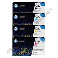 A Set Genuine HP CE260X CE261A - CE263A Toner Cartridges B/C/M/Y