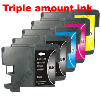 2 Black + 1 of each Colour LC38 Com High Yield + Free Postage!