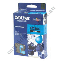 Genuine Brother LC38C Cyan Ink Cartridge