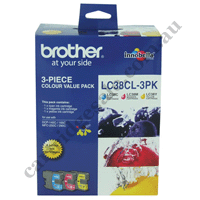 Genuine Brother LC38 Colour Value Pack