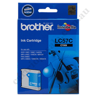 Genuine Brother LC57C Cyan Ink Cartridge