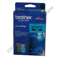 Genuine Brother LC67C Cyan Ink Cartridge