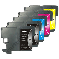 2 Black + 1 of each Colour Com LC67HY Combo + Free Postage!