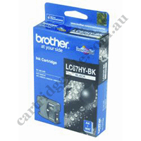 Genuine Brother LC67HYBK High Yield Black Ink Cartridge