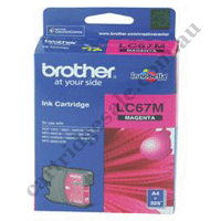Genuine Brother LC67M Magenta Ink Cartridge