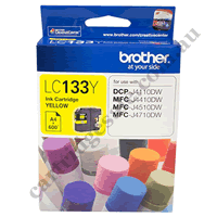 Genuine Brother LC133 Yellow Ink Cartridge