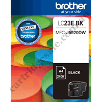 Genuine Brother LC23EBK Black Ink Cartridge