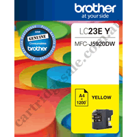 Genuine Brother LC23EY Yellow Ink Cartridge