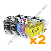 4 Black + 2 of each Colour LC3313 Compatible Ink Cartridges Comb