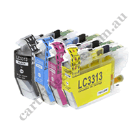 A Set Compatible Brother LC3313 BK/C/M/Y Ink Cartridges
