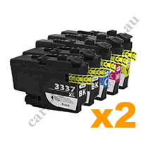 4 Black + 2 of each Colour LC3337 Compatible Ink Cartridges Comb