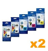 4 x Genuine Brother LC436 Black + 2 x LC436 C/M/Y Ink Cartridges