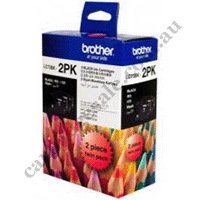 Genuine Brother LC73BK Black Ink Cartridge Twin Pack
