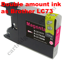 Compatible Brother LC73M Magenta Ink Cartridge High Yield