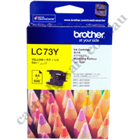 Genuine Brother LC73Y Yellow Ink Cartridge