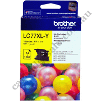 Genuine Brother LC77XLY Yellow Ink Cartridge