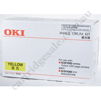 Genuine Oki 42126645 Yellow Drum Unit