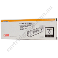 Genuine Oki 43034812 Black Toner Cartridge