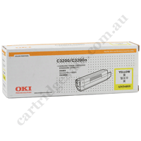 Genuine Oki 43034809 Yellow Toner Cartridge