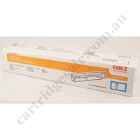 Genuine Oki 43459455 Cyan Toner Cartridge