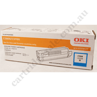 Genuine OKI TCOC5800CYAN Cyan Toner Cartridge
