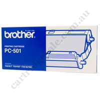 Genuine Brother PC501 Print Cartridge + 1 roll