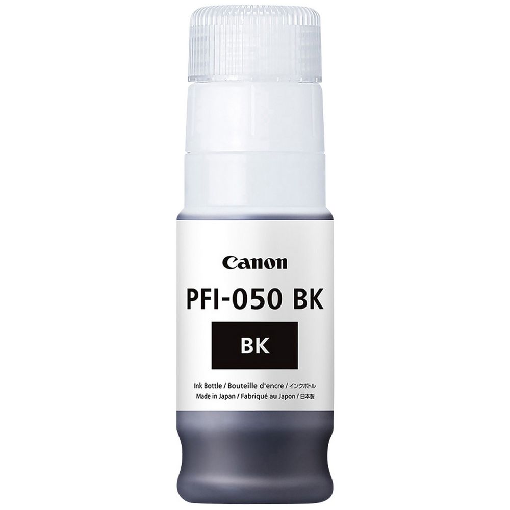 Genuine Canon PFI-050BK Black Ink Bottle