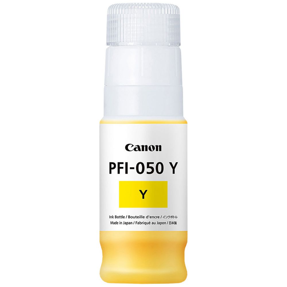 Genuine Canon PFI-050Y Yellow Ink Bottle