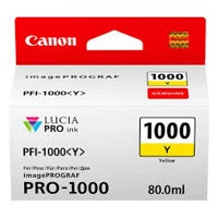 Genuine Canon PFI1000Y Yellow Ink Cartridge