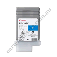Genuine Canon PFI102C Cyan Ink Cartridge