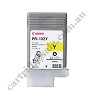 Genuine Canon PFI102Y Yellow Ink Cartridge