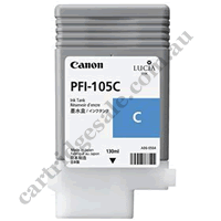 Genuine Canon PFI105C Cyan Ink Cartridge
