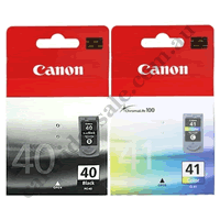 Genuine Canon PG40/CL41 Value Pack - 1xPG40&1xCL41
