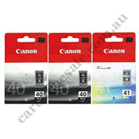 Genuine Canon PG40/CL41 Value Pack - 2 x PG40 & 1 x CL41