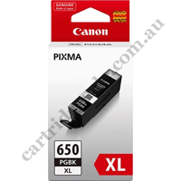 Genuine Canon PGI650XLBK High Yield Black Ink Cartridge